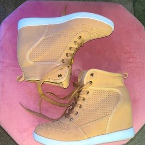 JustFab Wedge Sneakers
